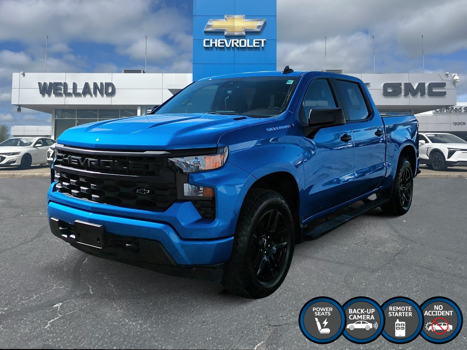 Riptide Blue 2025 Chevrolet Silverado 1500 Pickup Truck Four-Wheel Drive 8-Speed Automatic